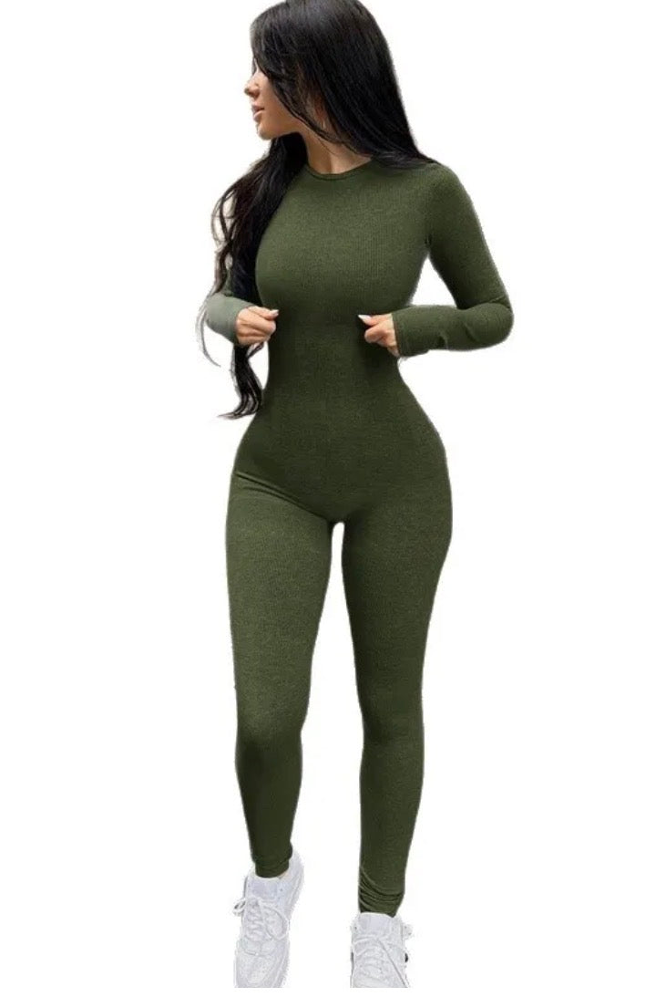 Essential Long-Sleeve Jumpsuit