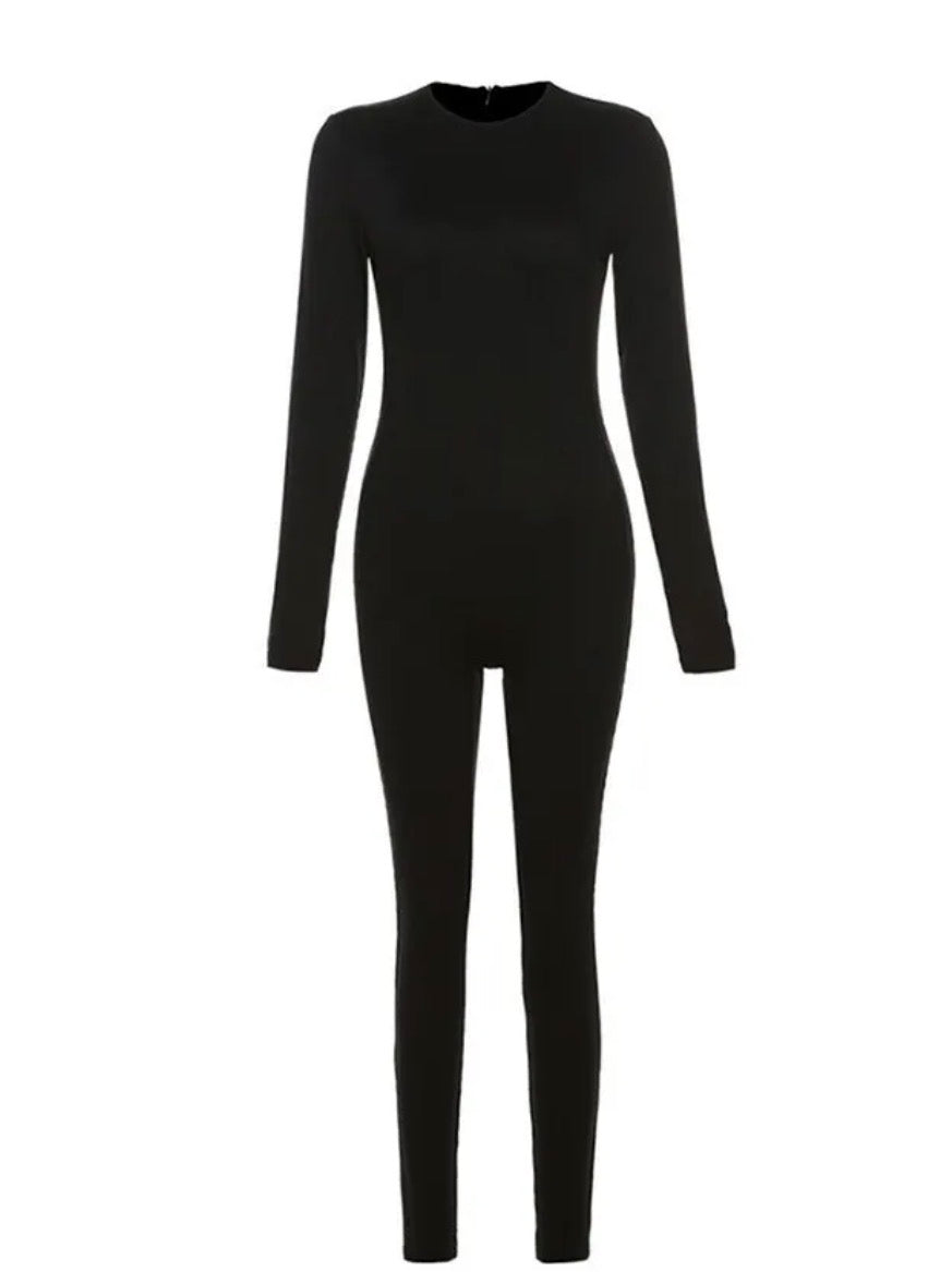 Essential Long-Sleeve Jumpsuit
