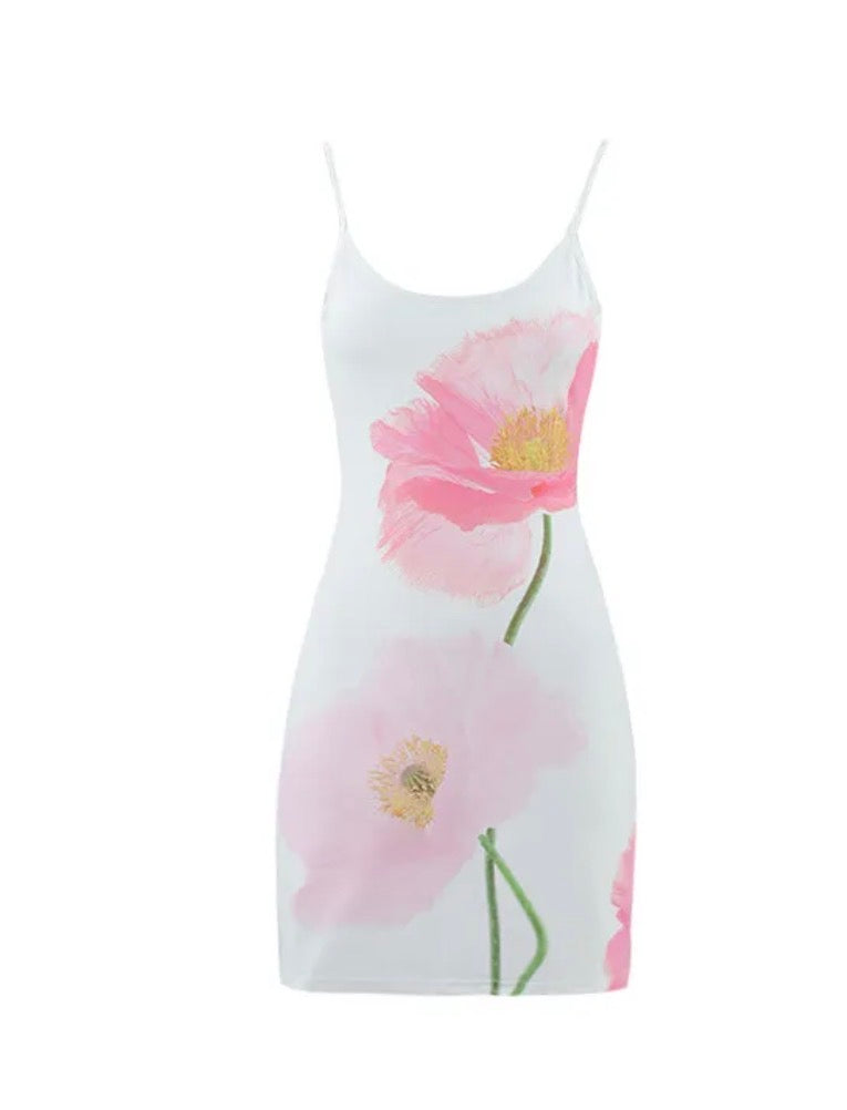 Art Blooms Floral Cami Mini Dress